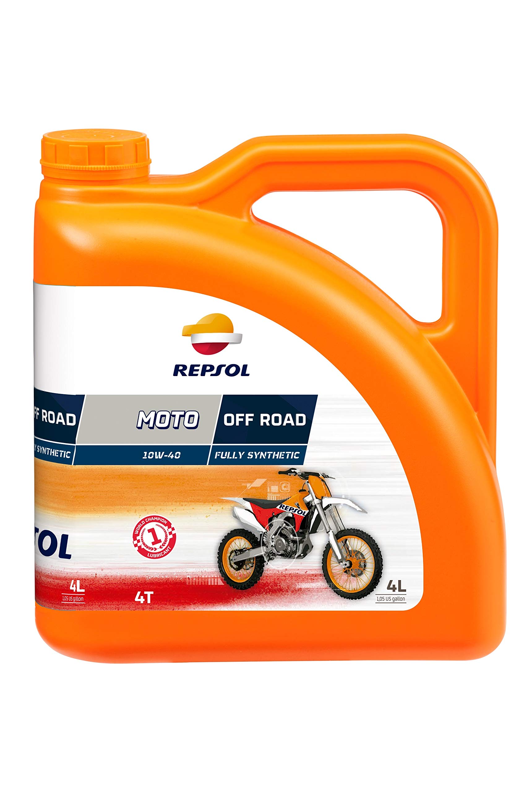 Repsol Moto Off Road 4T Racing Oil - 10W40-4L. RP162N54, Engine